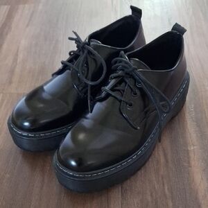 Jellypop Black Oxford Shoes Classic Design